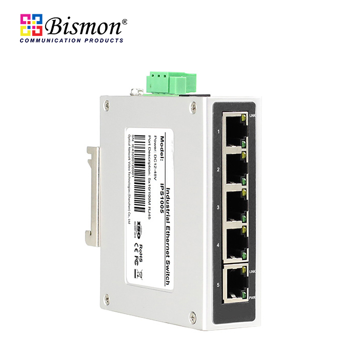5Port 10/100Base-T RJ45 Industrial Ethernet Switch